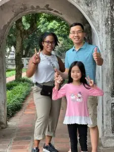 Random family in Vietnam